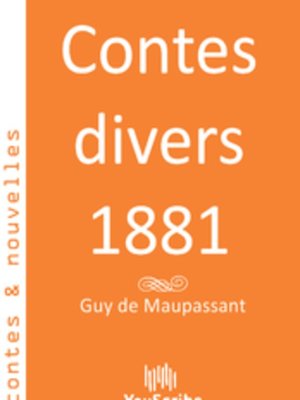 cover image of Contes divers 1881